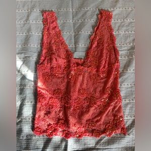Guess by Marciano y2k beaded lace top
